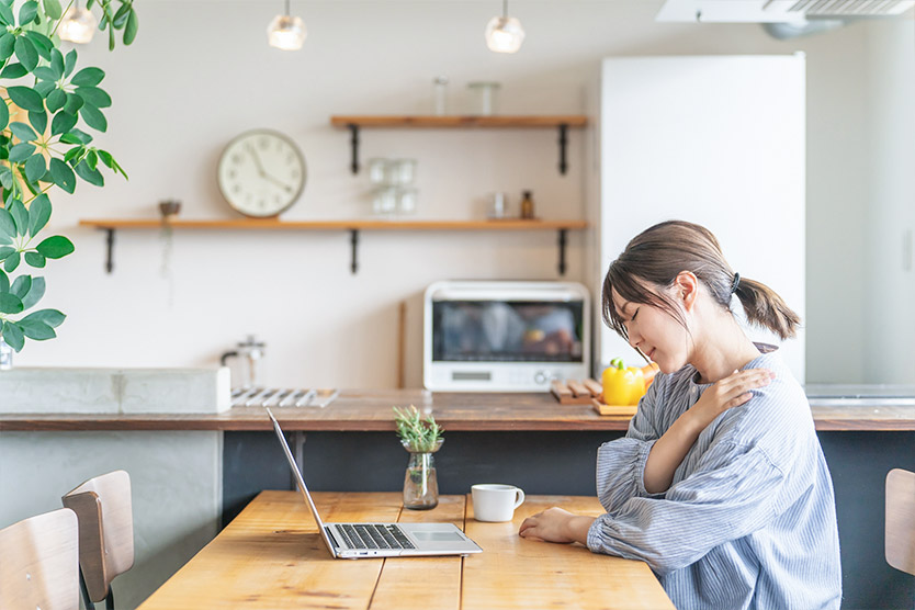 育児疲れをしている女性